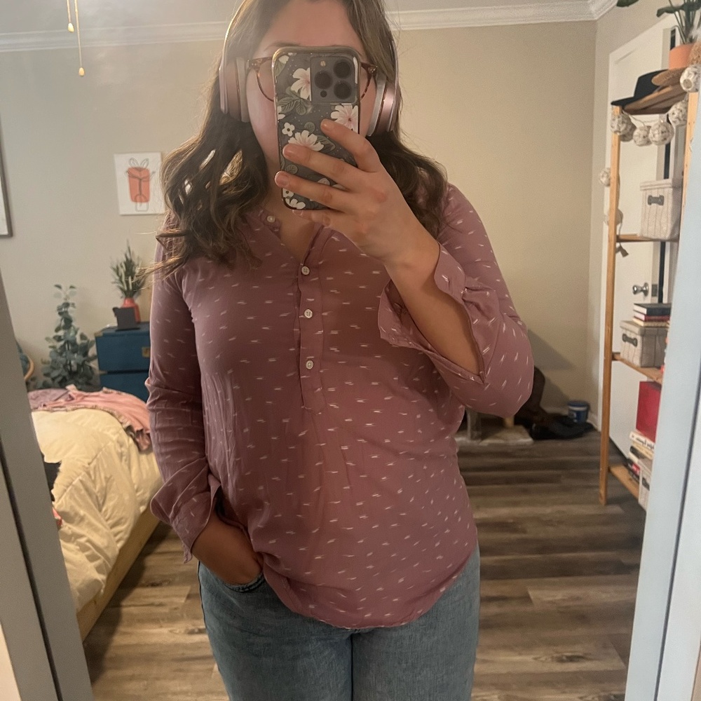 Size S Loft Outlet Purple Top